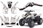 Preview: Reaper Weiß für Kawasaki KFX 50/KFX 90 2007-2022