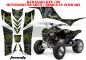 Preview: Toxicity Background = Green, Design color = Black for Kawasaki KFX 700