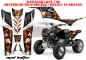 Preview: Mad Hatter Background = Black, Design color = Orange for Kawasaki KFX 700