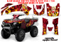 Preview: Motorhead Mandy Red for Kawasaki Brute Force KVF 650i 4x4 2006-2012