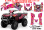 Preview: Ed-Hardy - LoveKills Pink for Kawasaki Brute Force KVF 650i 4x4 2006-2012