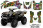 Preview: Ed-Hardy - LoveKills Green for Kawasaki Brute Force KVF 650i 4x4 2006-2012