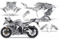 Preview: Deaden Weiß für Kawasaki Ninja 636 ZX-6R 2013-2016
