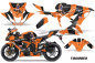 Preview: T-Bomber Orange für Kawasaki Ninja 636 ZX-6R 2013-2016