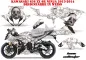Preview: Bone Collector Weiß für Kawasaki Ninja 636 ZX-6R 2013-2016