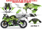 Preview: Carbon-X Grün für Kawasaki Ninja 636 ZX-6R 2013-2016