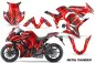 Preview: Metal Thunder Rot für Kawasaki ZX1000 Ninja Sport 2010-2013