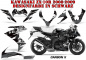 Preview: Carbon-X Schwarz für Kawasaki ZX10 Ninja Sport 2008-2009
