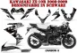 Preview: Carbon-X Schwarz für Kawasaki ZX10 Ninja Sport 2008-2009