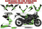 Preview: Carbon-X Grün für Kawasaki ZX10 Ninja Sport 2008-2009