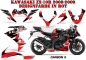 Preview: Carbon-X Rot für Kawasaki ZX10 Ninja Sport 2008-2009