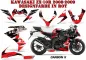 Preview: Carbon-X Rot für Kawasaki ZX10 Ninja Sport 2008-2009