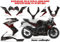 Preview: Bone Collector Schwarz für Kawasaki ZX10 Ninja Sport 2008-2009