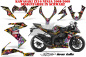 Preview: Ed-Hardy - LoveKills Schwarz für Kawasaki ZX10 Ninja Sport 2008-2009