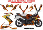 Preview: Motorhead Orange für Kawasaki ZX10 Ninja Sport 2008-2009
