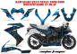 Preview: Zombie Trooper Blau für Kawasaki ZX10 Ninja Sport 2008-2009