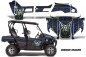 Preview: Widow Maker Background = Black, Design color = Blue on a Kawasaki Teryx4 2016+