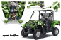 Preview: Example Picture Mad Hatter Background = Green, Design color = Silver on a Kawasaki Teryx 750 2010-2012