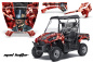 Preview: Example Picture Mad Hatter Background = Red, Design color = Black on a Kawasaki Teryx 750 2010-2012