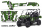 Preview: Widow Maker Background = Black, Design color = Green on a Kawasaki Teryx 800 4 Door 2013-2015
