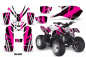 Preview: In Line Hintergrund = Schwarz, Designfarbe = Pink für Polaris Predator 50