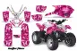 Preview: Butterfly Hintergrund = Pink, Designfarbe = Weiß für Polaris Predator 50
