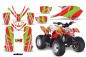 Preview: In Line Hintergrund = Rot, Designfarbe = Grün für Polaris Predator 50