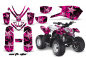 Preview: Northstar Hintergrund = Pink, Designfarbe = Pink für Polaris Predator 50