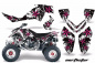 Preview: Northstar Background = White, Design color = Pink for Polaris Outlaw 450/500/525 2006-2008