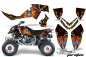 Preview: Ed-Hardy - Pirates Red for Polaris Outlaw 450/500/525 2006-2008