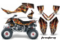 Preview: Firestorm Black for Polaris Outlaw 450/500/525 2006-2008
