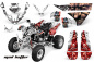 Preview: Mad-Hatter Hintergrund = Weiß, Designfarbe = Rot für Polaris Predator 500