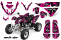 Preview: Northstar Hintergrund = Pink, Designfarbe = Silber für Polaris Predator 500