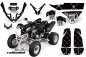 Preview: SilverStar - Reloaded Hintergrund = Schwarz, Designfarbe = Weiß für Polaris Predator 500