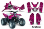 Preview: Brittany Hintergrund = Pink, Designfarbe = Schwarz für Polaris Predator 90
