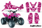 Preview: Butterfly Hintergrund = Pink, Designfarbe = Weiß für Polaris Predator 90