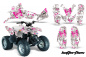 Preview: Butterfly Hintergrund = Weiß, Designfarbe = Pink für Polaris Predator 90