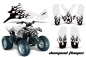 Preview: Diamond Flames Hintergrund = Weiß, Designfarbe = Schwarz für Polaris Predator 90