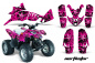 Preview: Northstar Hintergrund = Pink, Designfarbe = Pink für Polaris Predator 90