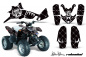 Preview: SilverStar - Reloaded Hintergrund = Schwarz, Designfarbe = Weiß für Polaris Predator 90