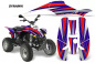 Preview: Dynamik Hintergrund = Blau, Designfarbe = Rot für Polaris Scrambler 1985-2009