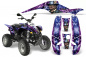 Preview: Mad-Hatter Hintergrund = Lila, Designfarbe = Blau für Polaris Scrambler 1985-2009