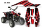 Preview: InLine Hintergrund = Schwarz, Designfarbe = Rot für Polaris Scrambler 1985-2009