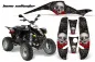 Preview: Bone Collector Schwarz für Polaris Scrambler 1985-2009