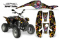 Preview: Ed-Hardy - LoveKills Schwarz für Polaris Scrambler 1985-2009