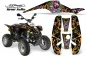 Preview: Ed-Hardy - LoveKills Schwarz für Polaris Scrambler 1985-2009
