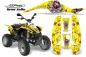 Preview: Ed-Hardy - LoveKills Gelb für Polaris Scrambler 1985-2009
