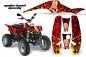 Preview: Motorhead-Mandy Rot für Polaris Scrambler 1985-2009