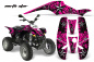 Preview: Northstar Hintergrund = Pink, Designfarbe = Silber für Polaris Scrambler 1985-2009