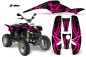 Preview: Tribe Hintergrund = Schwarz, Designfarbe = Pink für Polaris Scrambler 1985-2009